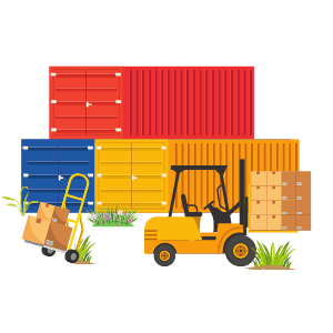Gently Used Shipping Containers Icon
