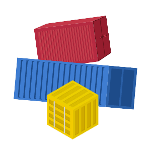 Select Your Size Shipping Container Icon