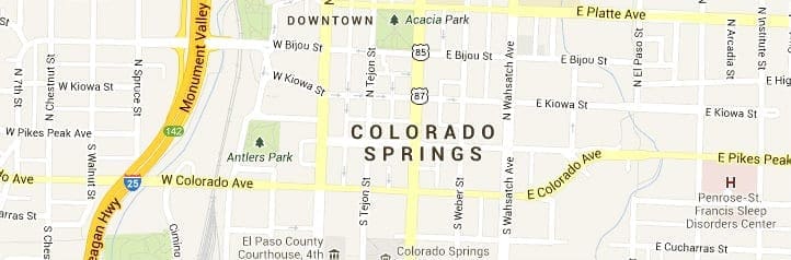Colorado-Springs-Map