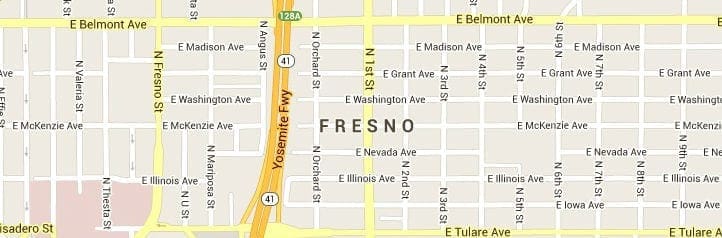 Fresno-map