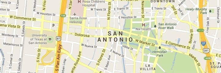 San-Antonio-Texas-Map