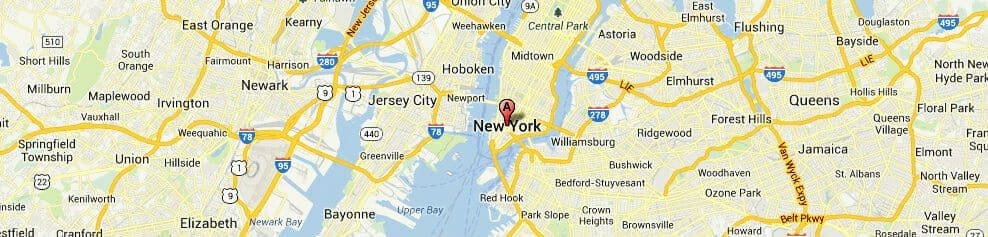 New York-map