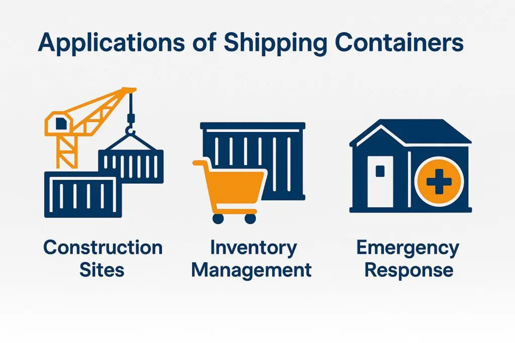 Applications of Shipping Containers for Storage and Site Management