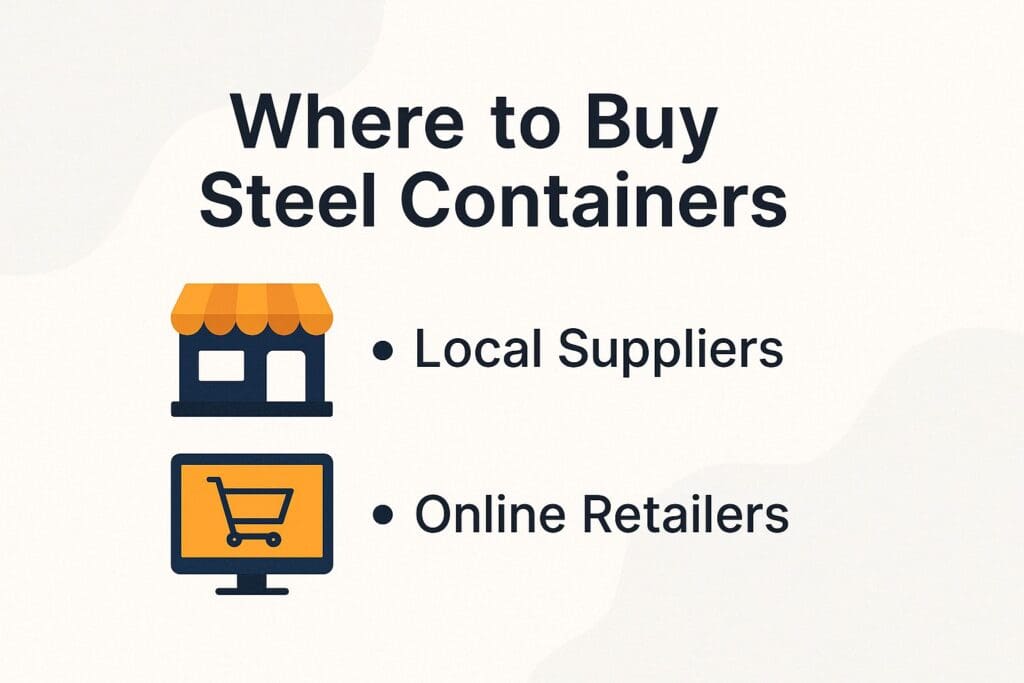 Where to Buy Steel Containers Where to Buy Steel Containers