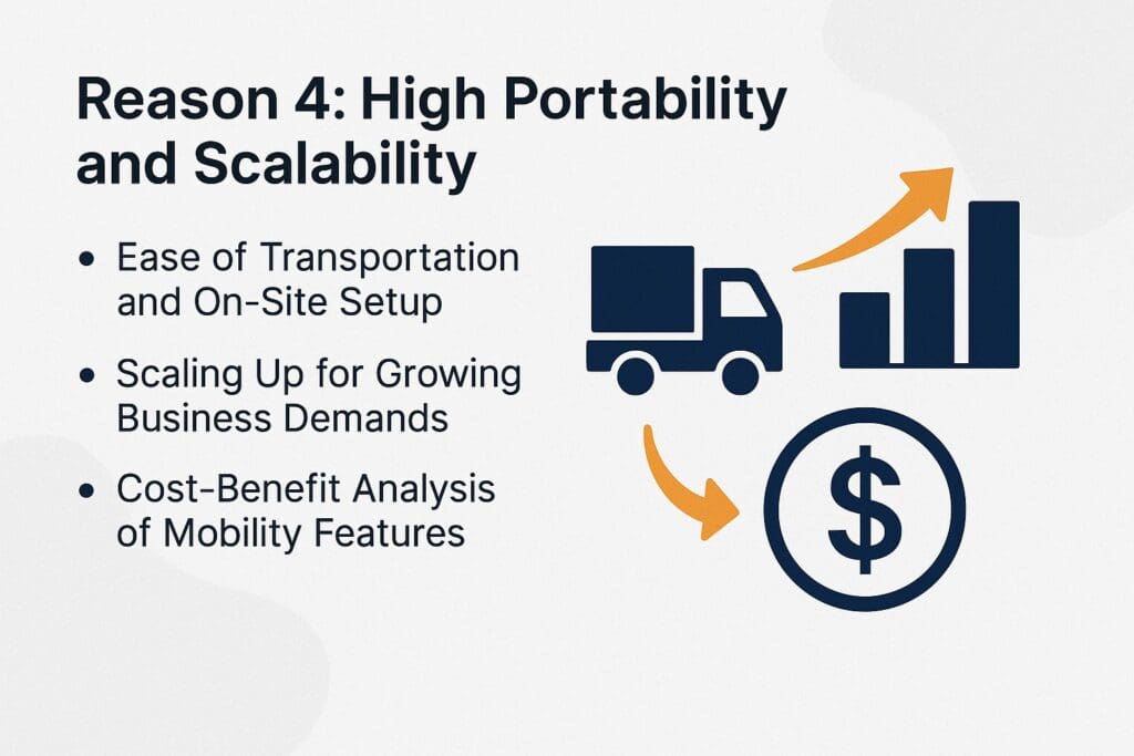 Reason 4: High Portability and Scalability Reason 4: High Portability and Scalability